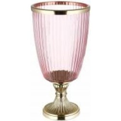 Подсвечник Rooby золотой 16,5х16,5х33 см Inari
