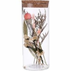 Цветок искусственный в стеклянной колбе Boho 8х8х19 см HZ1961420 Koopman