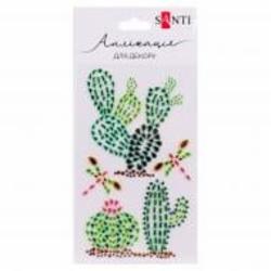 Набор аппликаций из кристаллов Trendy Cactus 9,5x15 см 742536 Santi