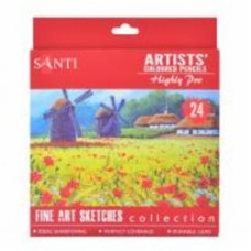 Карандаши цветные Santi Highly Pro 24 шт. 742391 Santi