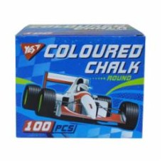 Мел цветной кругла Full power 100 шт. 400338 YES