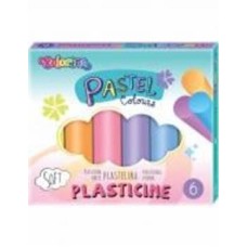 Пластилин 6 цветов Pastel 84972PTR Colorino