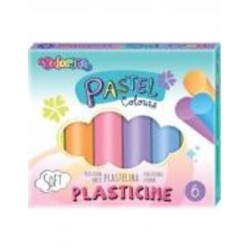 Пластилин 6 цветов Pastel 84972PTR Colorino