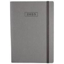 Дневник датированный линия Optima Cross A5 2025 O25235-16 серебряный