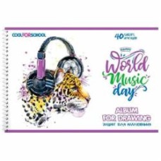 Альбом для рисования на пружине CF60904-06 Cool For School