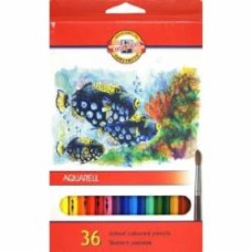 Карандаши акварельные Mondeluz Рыбки 36 шт. 3719 Koh-i-Noor