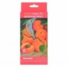 Карандаши акварельные Santi Highly Pro 12 шт. 742383 Santi