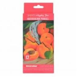 Карандаши акварельные Santi Highly Pro 12 шт. 742383 Santi