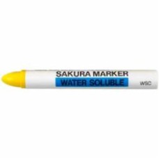 Маркер Sakura водорастворимый для временной маркировки WATER SOLUBLE 15 мм WSC#3 желтый