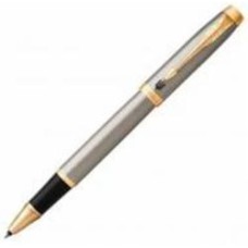 Ручка Parker IM 17 Brushed Metal GT RB Трезубец на клипе