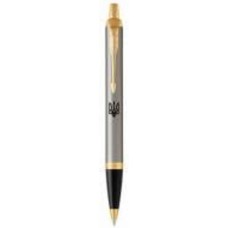 Ручка Parker Шариковая IM 17 Brushed Metal GT BP Трезубец