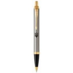 Ручка Parker Шариковая IM 17 Brushed Metal GT BP Трезубец