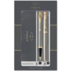 Набор Parker IM 17 Brushed Metal GT RB+BP в подарочной упаковке