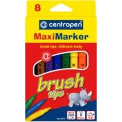 Набор фломастеров 8773 Brush, 8 шт. Centropen