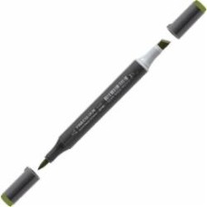 Маркер спиртовой FINECOLOUR Brush-mini EF103-37 глубокий оливково-зеленый