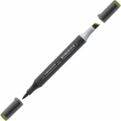 Маркер спиртовой FINECOLOUR Brush-mini EF103-37 глубокий оливково-зеленый