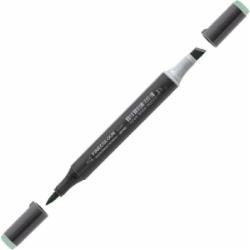 Маркер спиртовой FINECOLOUR Brush-mini EF103-57 серебристый зеленый