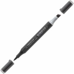 Маркер спиртовой FINECOLOUR Brush-mini EF103-255 серый тонер №5
