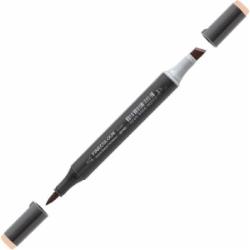 Маркер спиртовой FINECOLOUR Brush-mini EF103-409 лесной орех