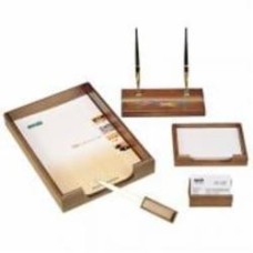 Набор настольный деревянный bestar 5 предметов орех 5159XDX