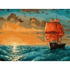 Картина по номерам Багровые паруса 10509-AC 40х50 см ART CRAFT