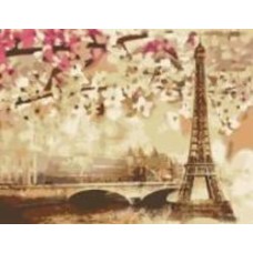Набор, техника акриловая живопись по номерам Golden Paris 35х45 см Rosa Start