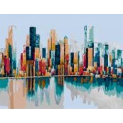 Картина по номерам Golden City 35x45 см Rosa Start