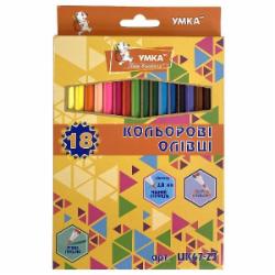 Карандаши цветные 18 цветов Колормикс ЦК47-23 Умка