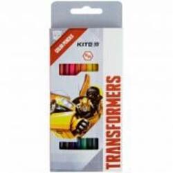 Карандаши цветные двусторонние Transformers 12 шт. KITE