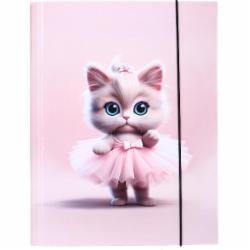 Папка для тетрадей на резинке Cats_1 200х250 PP iTEM