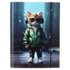 Папка для тетрадей на резинке Cats_12200х250 PP iTEM