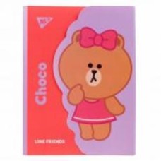 Органайзер А4 с клапаном на липучке Line Friends. Choco YES