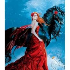 Набор для творчества со стразами на подрамнике Злата 40x50 см Діамантові ручки