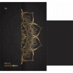 Скетчбук Black sketch note lotus Profiplan
