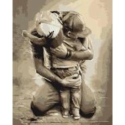 Картина по номерам Папины объятия 40х50 см ART CRAFT