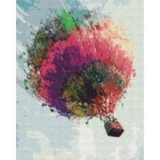Картина по номерам Премиум Воздушный шар PBS3355 40x50 см Brushme