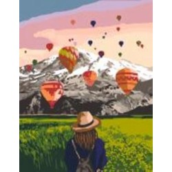 Картина по номерам Отдых в горах 35x45 см Rosa Start