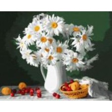 Картина по номерам Ромашковая красота 40x50см Идейка