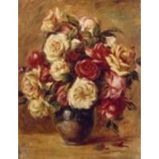 Набор для творчества со стразами на подрамнике Букет из роз. Худ. Pierre-Auguste Renoir 40x50 см (У) 189674 GoToArt