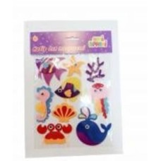 Набор мини-фигурок из фетра Аплі Краплі клеевой Океан 17 x 24 x 0.0002 см multicolor