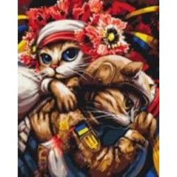 Картина по номерам Кошка Берегиня ©Марианна Пащук PBS53689 40х50 см Brushme