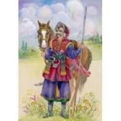 Набор для творчества со стразами на подрамнике Козак. Худ. Старовойтова 40x50 м (У) GoToArt