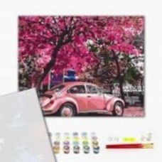 Картина по номерам Цветущая парковка 40x50 см Brushme