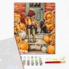 Картина по номерам Осень на пороге 40x50 см Brushme