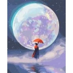 Картина по номерам Лунный свет 40х50 см 40x50 см Идейка