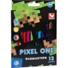 Фломастеры Pixel One 12 цветов Школярик