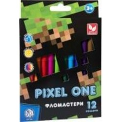 Фломастеры Pixel One 12 цветов Школярик