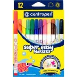 Набор фломастеров 2580 SUPER EASY, 12 шт. Centropen