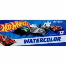 Краски акварельные Hot Wheels 12 цветов KITE