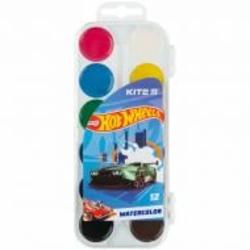 Краски акварельные медовые Hot Wheels 12 цветов HW23-061 KITE